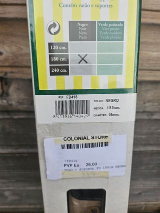 Soportes para cortinas FERRO-DÉCO dorados