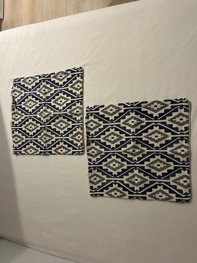 Fundas Cojín Geométricas H&M Home incluye relleno!
