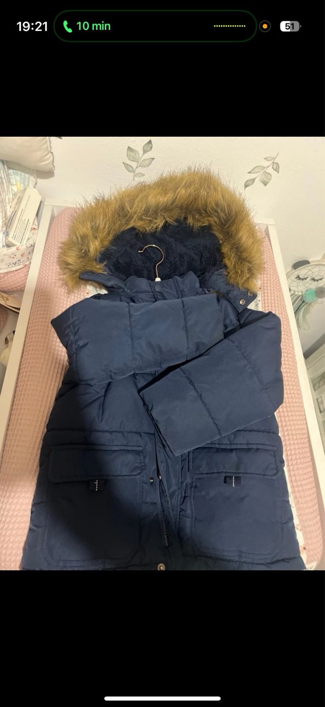 Abrigo niño borrego talla 4