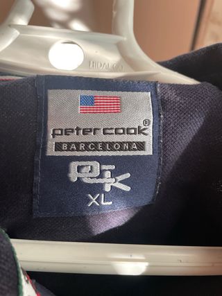 Polo Peter Cook Azul Talla L