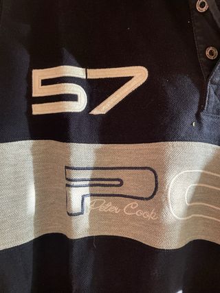 Polo Peter Cook Azul Talla L