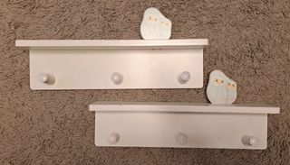 Dos estanterías Perchero Infantil Ikea