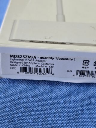Adaptador Lightning a VGA Apple