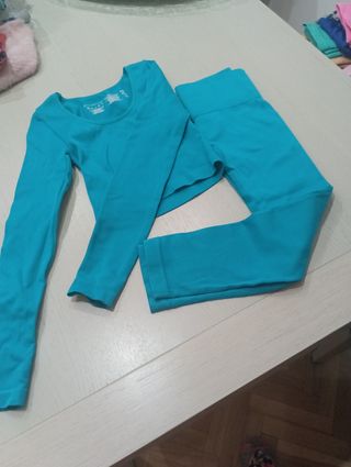 Conjunto térmico azul