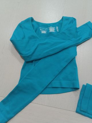 Conjunto térmico azul