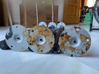 Patas de Mueble Ikea Negras (Set de 3)