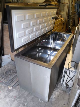Arcón Congelador Acero Inoxidable
