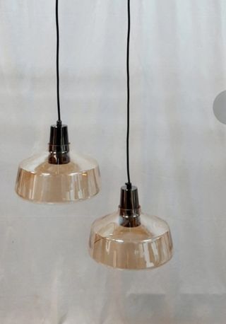 2x1 OFERTA Conjunto Lámpara cristal