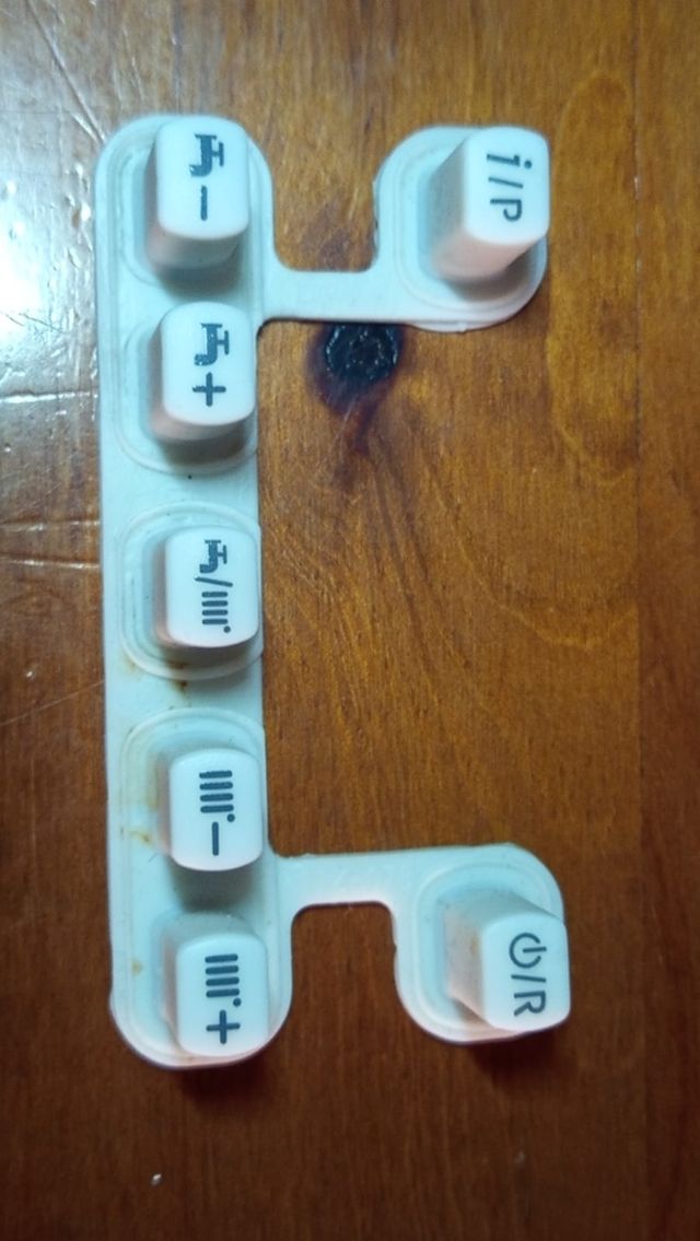 Botões do cartão da caldeira BAXI NEODENS