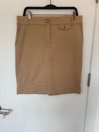 Falda Mango Marrón Talla 42