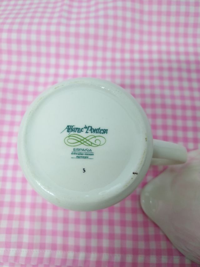 Set di 2 lattiere in porcellana