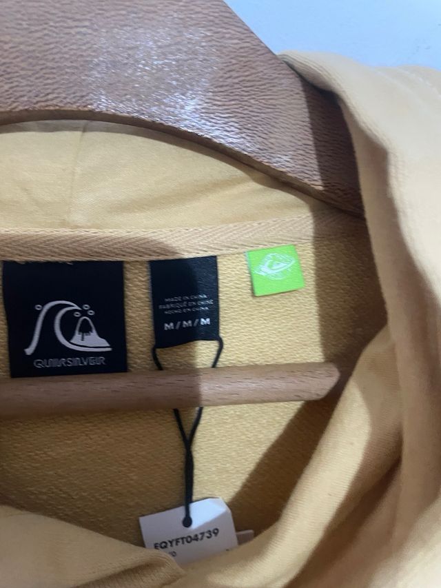 Sudadera Quiksilver Amarilla Talla M