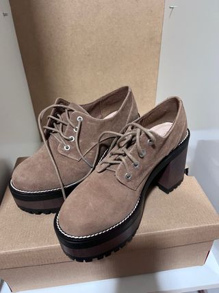 Botines de tacón con plataforma