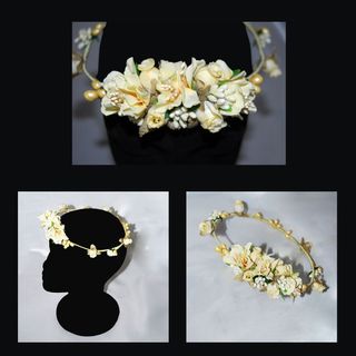 Tiara pistilos amarilla