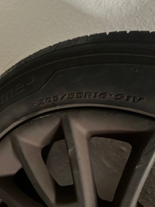 Llantas Fiat con Neumáticos 205/55R16 91V