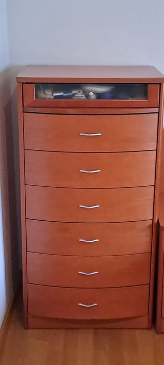 Dormitorio matrimonio completo 7 piezas.