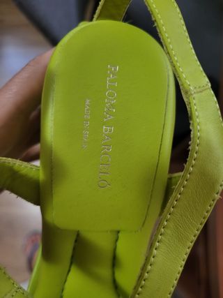 Sandalias Paloma Barceló Verde