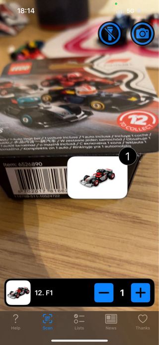 Miniatura Lego Formula 1