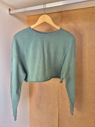 Jersey Corto Verde Oscuro Shein Talla L