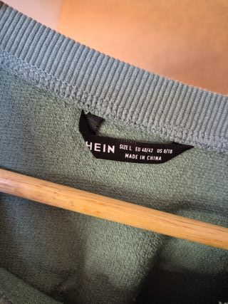 Jersey Corto Verde Oscuro Shein Talla L