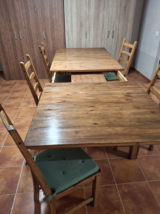 Mesa extensible madera Ikea