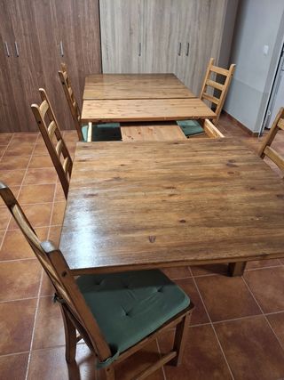 Mesa extensible madera Ikea