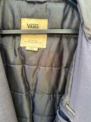 Chaqueta Bomber Old Shool Azul mangas POLIPIEL