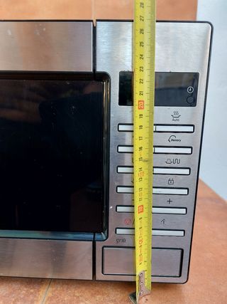 Microondas plateado