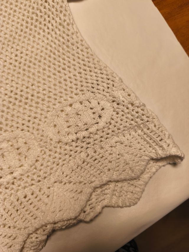 Chaquetita punto Mango blanca