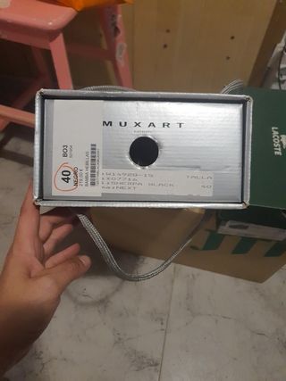 Bambas Muxart con hebillas negras