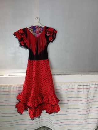 Vestido niña flamenca lunares