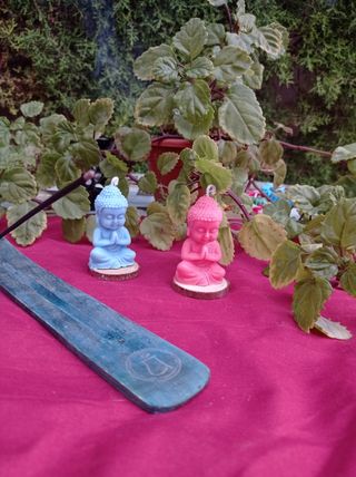 Figuras de Buda Cera Aromática