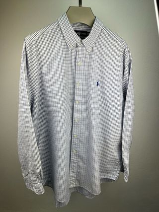 Camicia Ralph Lauren Uomo XL a Quadri Blu