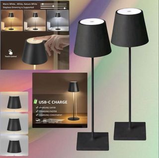 2x LAMPADA da tavolo LED
ricaricabile a batteria