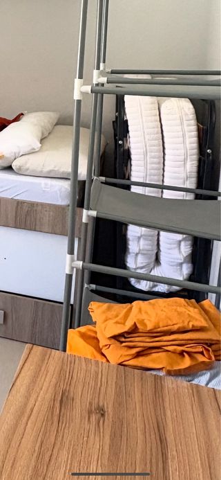Cama Plegable con colchón de 90cm