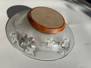 Piatto Decorativo Claraluna – Ricami  Argentati