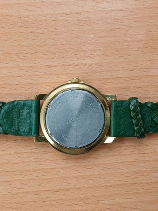 Reloj Radiant Rally Cuarzo Dorado Correa Verde