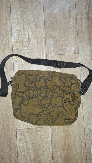Bolso Tous verde estampado