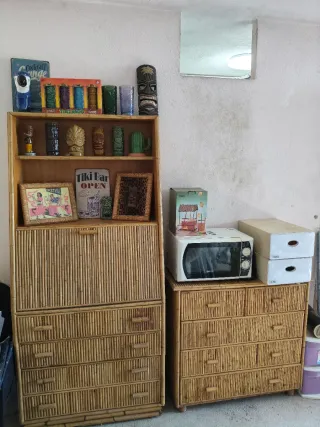 Conjunto Muebles Bambú