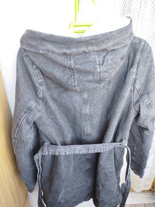Parka vaquera forrada borreguillo