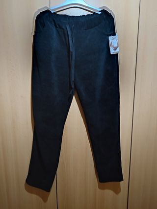 Pantalón mujer negro T/48 cómodo