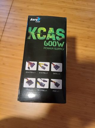 Fuente Alimentación Aerocool KCAS 600W 80+ Bron