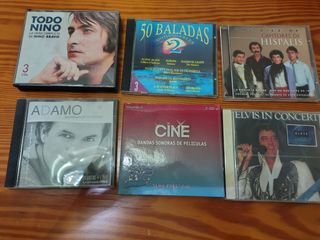 Lote 160 CDs Música Variada: Nino Bravo, Elvis, 