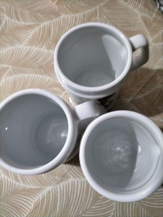Tazas de cerámica con escudo y ancla