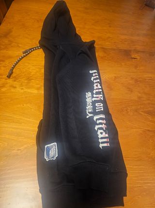 Sudadera Mikasa Negra Talla XS
