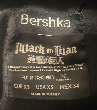 Sudadera Mikasa Negra Talla XS