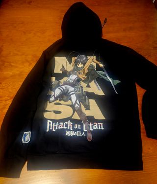 Sudadera Mikasa Negra Talla XS