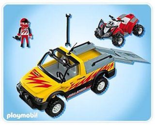 Playmobil Camión 4x4 con Quad y Figura