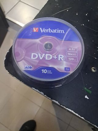 DVD+R Verbatim 10 Unidades Tengo 35 paquetes de 10