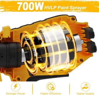 NUEVA Pistola Pintura Eléctrica HVLP 700W